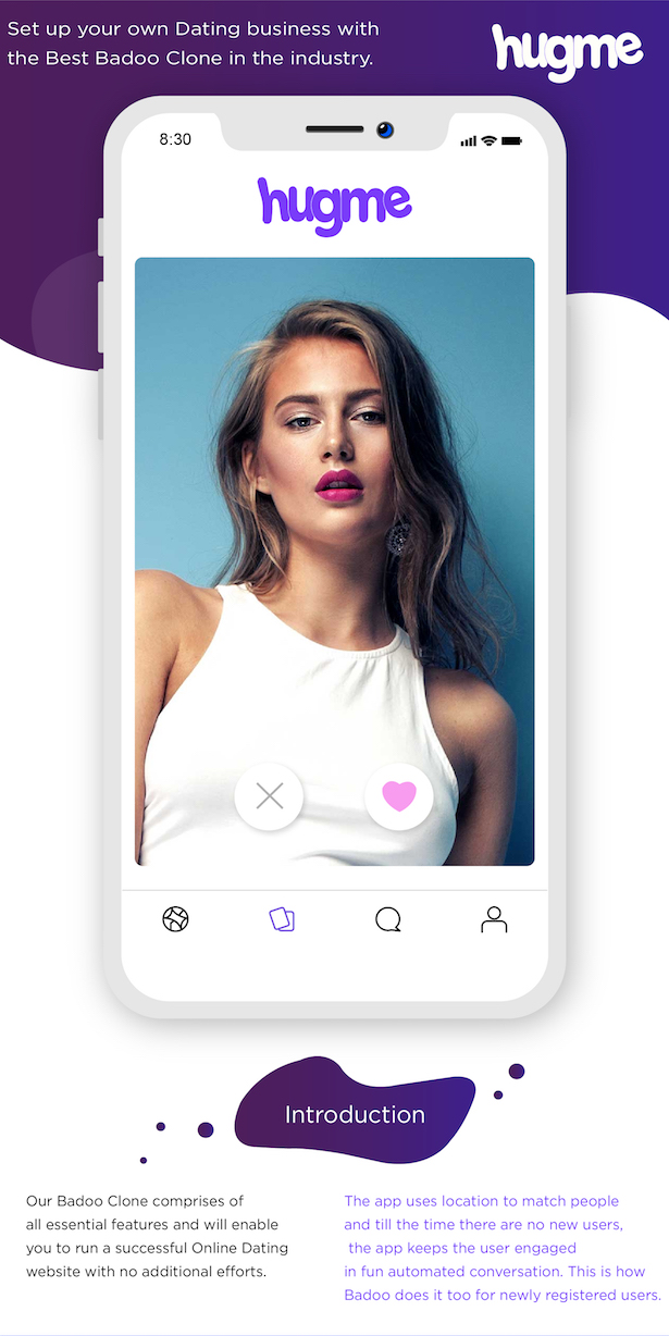 Hugme - Application de rencontre native Android avec appels audio-vidéo et diffusion en direct - 6