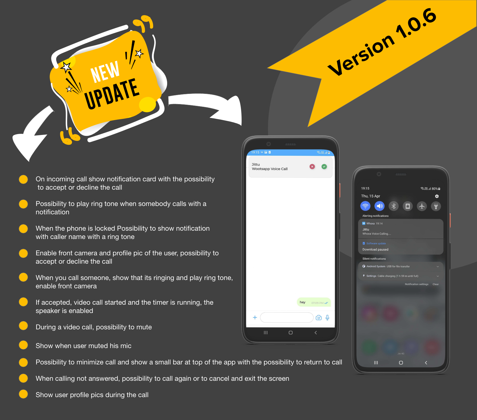 Application de clonage WhatsApp |  Chat, audio, application vidéo Flutter Android et iOS avec le panneau d'administration - 6