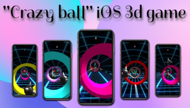 'Crazy Ball' full iOS 3D game