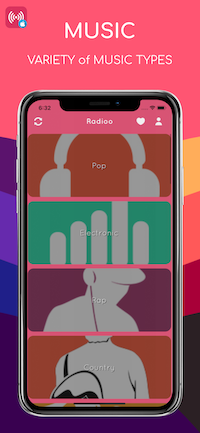 Radioo |  Modèle d'application iOS Universal Multi-Radio Stations (Swift) - 17