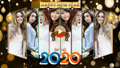Happy New Year Photo Video Maker 2020 - Android App + Admob + Facebook Integration