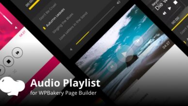 Modules complémentaires de liste de lecture audio pour WPBakery Page Builder (Visual Composer)