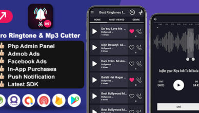 Pro Ringtones & Mp3 Cutter, Ringtone Maker, Admin Panel