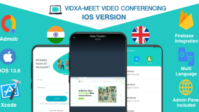VIDXA MEET – Free Video Conferencing & Audio Conferencing App |  Zoom Clone (iOS + Admin Dashboard)