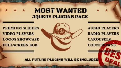 Most Wanted jQuery Plugins Package