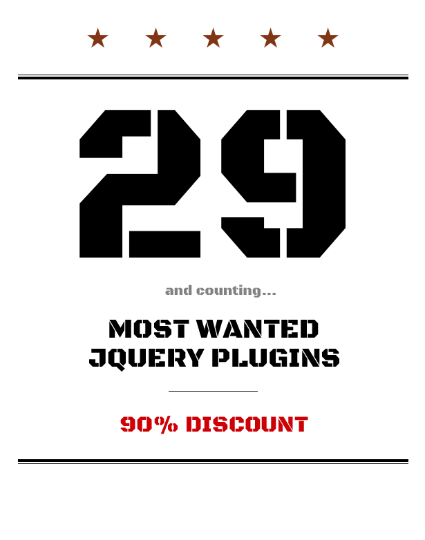 Most Wanted JQuery Plugins Package