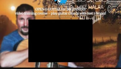 OPEN G GUITAR pour les DÉBUTANTS - commencez à jouer en quelques minutes - formation de guitare facile - formation vidéo numérique par Mike Malak