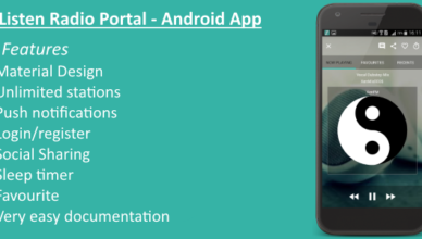 Portail Écouter Radio - Application Android