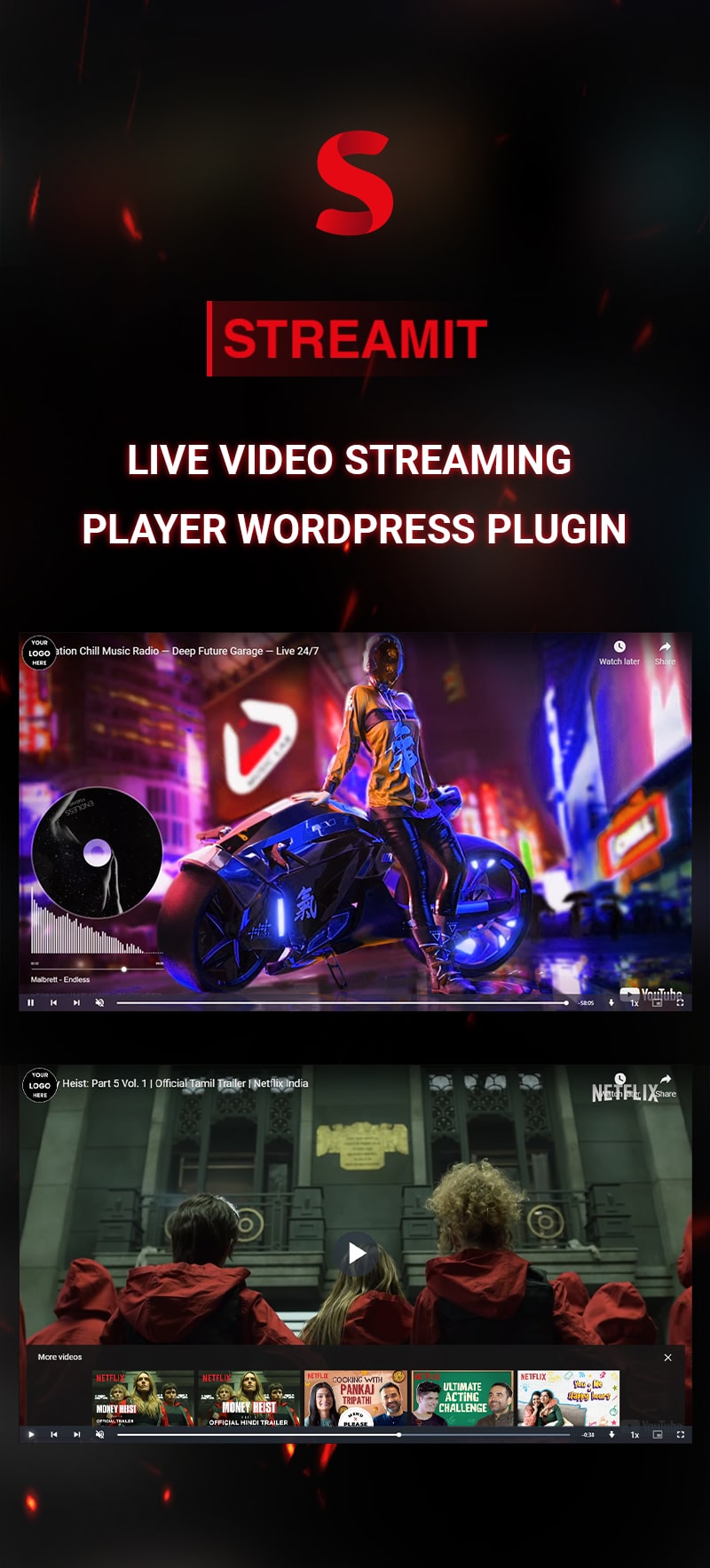 Streamit - Live Video Streaming Player WordPress Plugin - 5