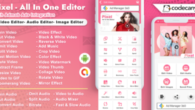 Android Pixel - All in One Editor (Video Editor, Audio Editor, Image Editor) (Android 11 Supported)