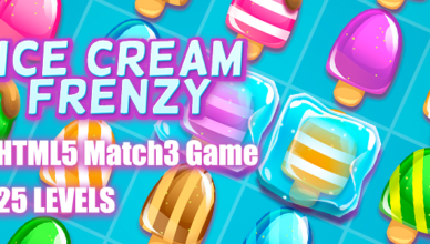 Ice Cream Frenzy Jeu HTML5 [ 25 levels ]