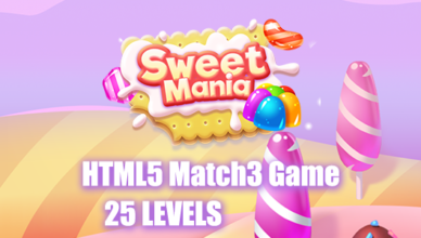 Jeu Sweet Mania HTML5 [ 25 levels ]