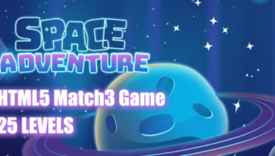 Jeu d'aventures spatiales HTML5 [ 25 levels ]