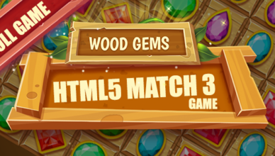 Jeu de gemmes de bois HTML5 [ 25 levels ]