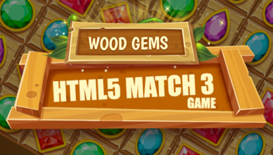 Jeu de gemmes de bois HTML5