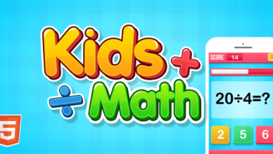 Mathématiques pour enfants - Jeu HTML5