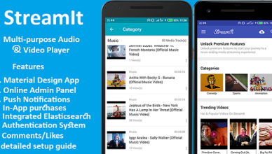 StreamIt - Multifunctional app for audio and video streaming.