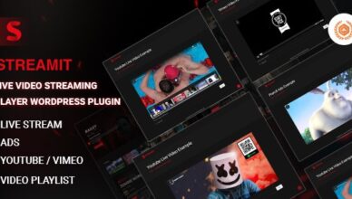 Streamit - WordPress plugin for live video streaming player
