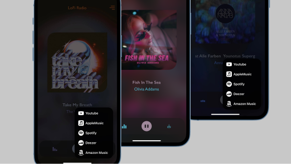 LoFi Radio - Application radio iOS avec panneau d'administration - 3