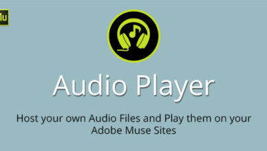 Audio Player Adobe Muse Widget