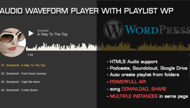 Audio Waveform Player with Playlist WP Plugin