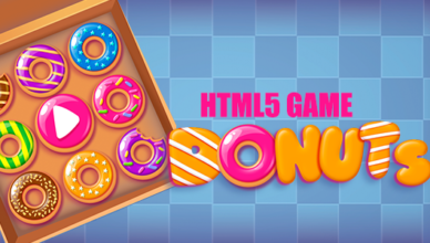 Donuts Match3 HTML5 Jeu