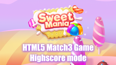 Jeu Sweet Mania Match3 HTML5