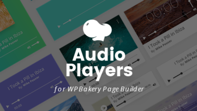 MP3 Audio Players for WPBakery Page Builder