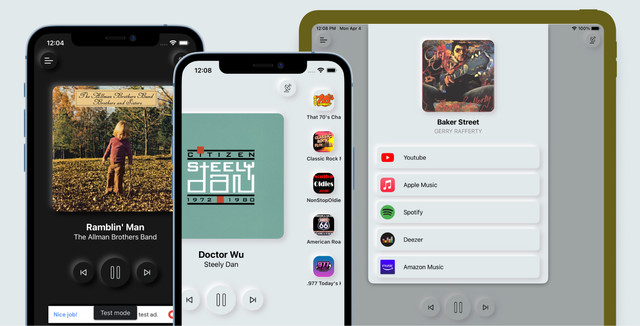 Elite Radio - Modern iOS Multi Radio App - 1