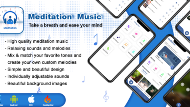 Meditation App - Flutter App Relaxation and Meditation Music Application with Admin Dashboard