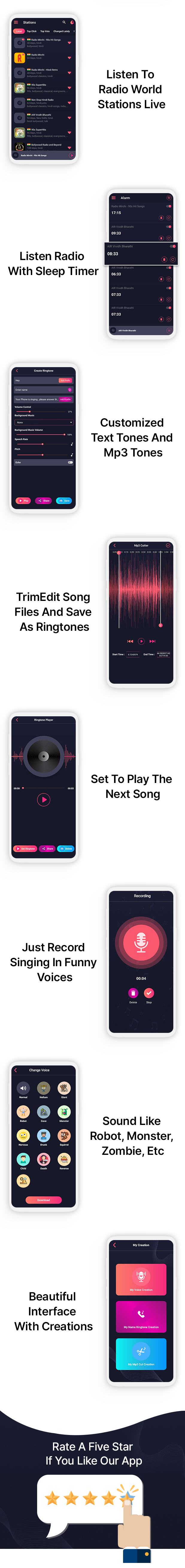 SangitGuru - Music Player, Ringtone Maker, Voice Recorder & Radio Streaming Android App - 7