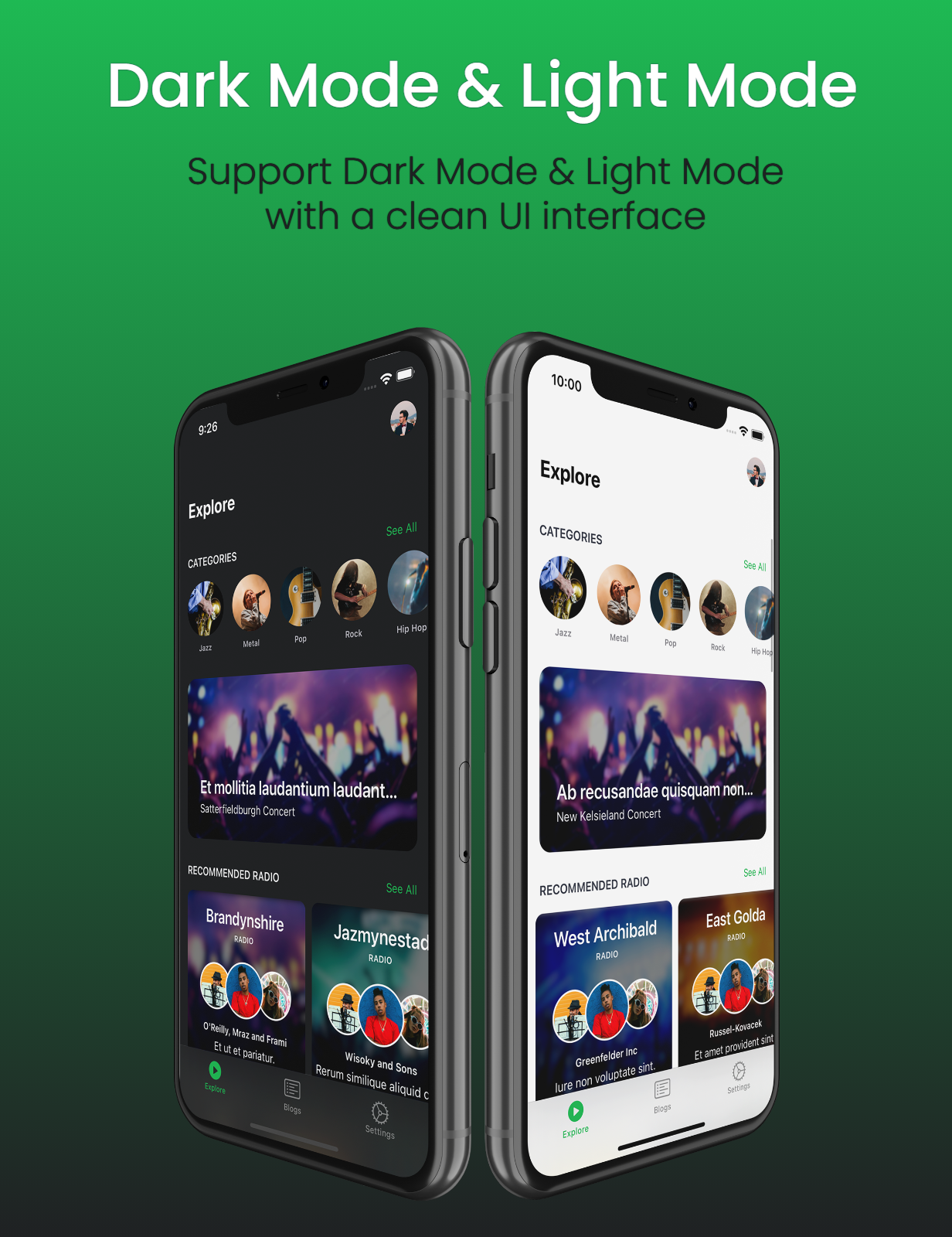Music Spot - iOS Mobile Music Streaming UI Template - 4
