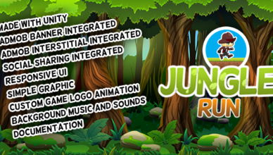 Jungle Run - Jeu Android avec AdMob