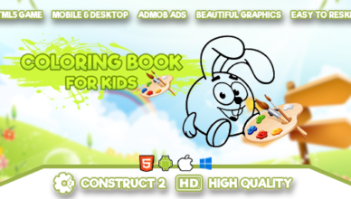 Livre de coloriage pour enfants - Jeu HTML5
