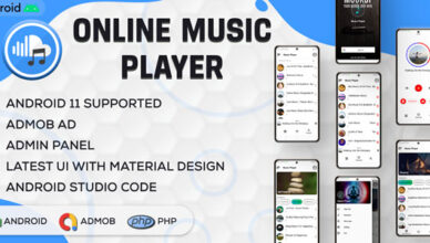 Online Music Player with Admin Dashboard |  Online music store |  Android app |  Admob |  V3.0