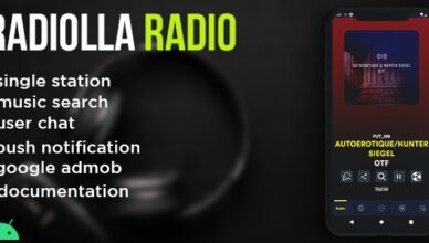 Radiolla S - radio en direct, actualités, push, piste de recherche, chat, backend php (android)