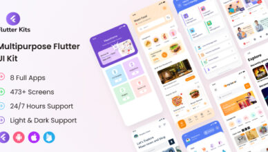 Flutter Kits - Multifunctional Flutter Developer Full Apps UI Kit