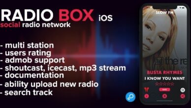 Radio Box - réseau de radio sociale (iOS)