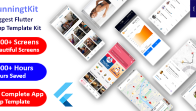 StunningKit - Biggest Flutter App Template Kit (22 App Template) | Flutter UI Kit