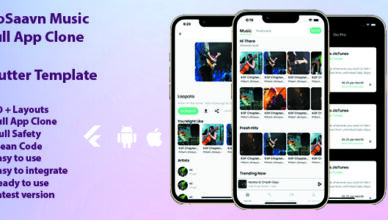 music full app template in flutter / flutter music app template