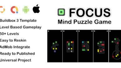 Focus - Mind Puzzle Game I Premium Buildbox Game Template