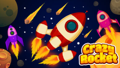 Jeu spatial Crazy Rocket (CAPX et HTML5)