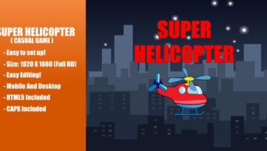 Super Helicopter |  Construct 2
