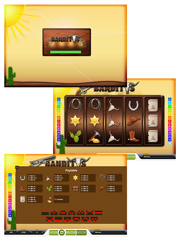 Banditos - Jeu de casino HTML5 - 1