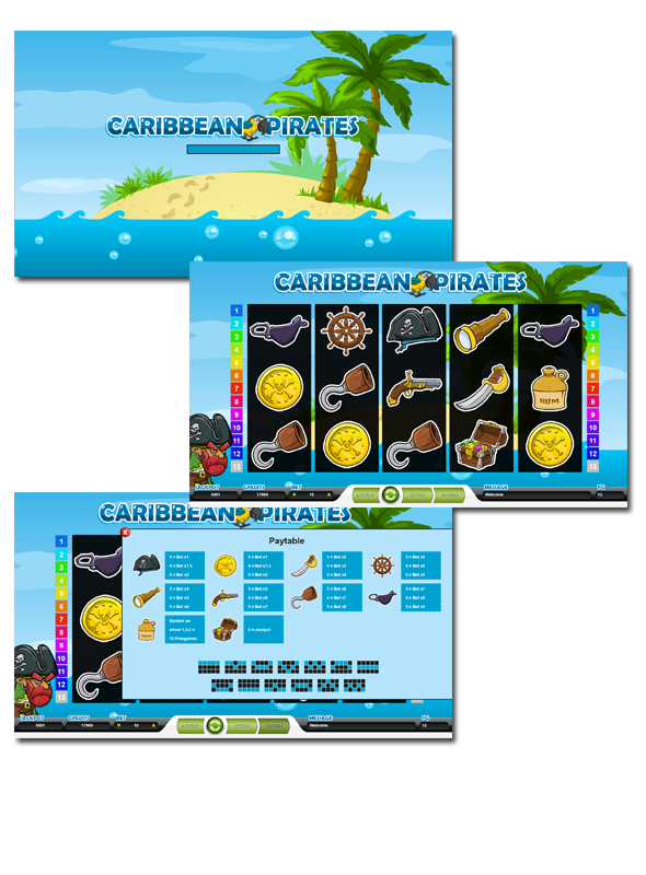 Pirates des Caraïbes - Jeu de casino HTML5 - 1