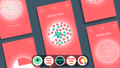 Dodge Ball - A hyper casual game with Admob ads