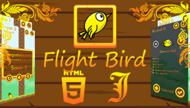 FlightBird - HTML5 Game