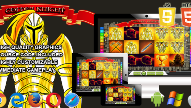 Golden Knight - Jeu de casino HTML5