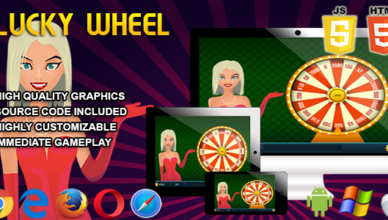 Lucky Wheel - Jeu de casino HTML5