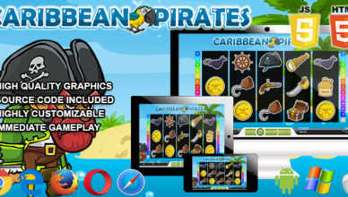 Pirates des Caraïbes - Jeu de casino HTML5